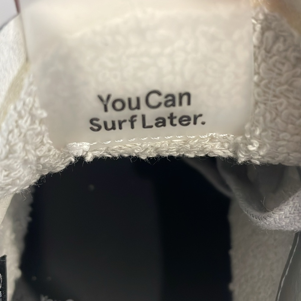 P448 Thea Platform Sneakers  White Suede Silver Size 39 - Picture 8 of 9